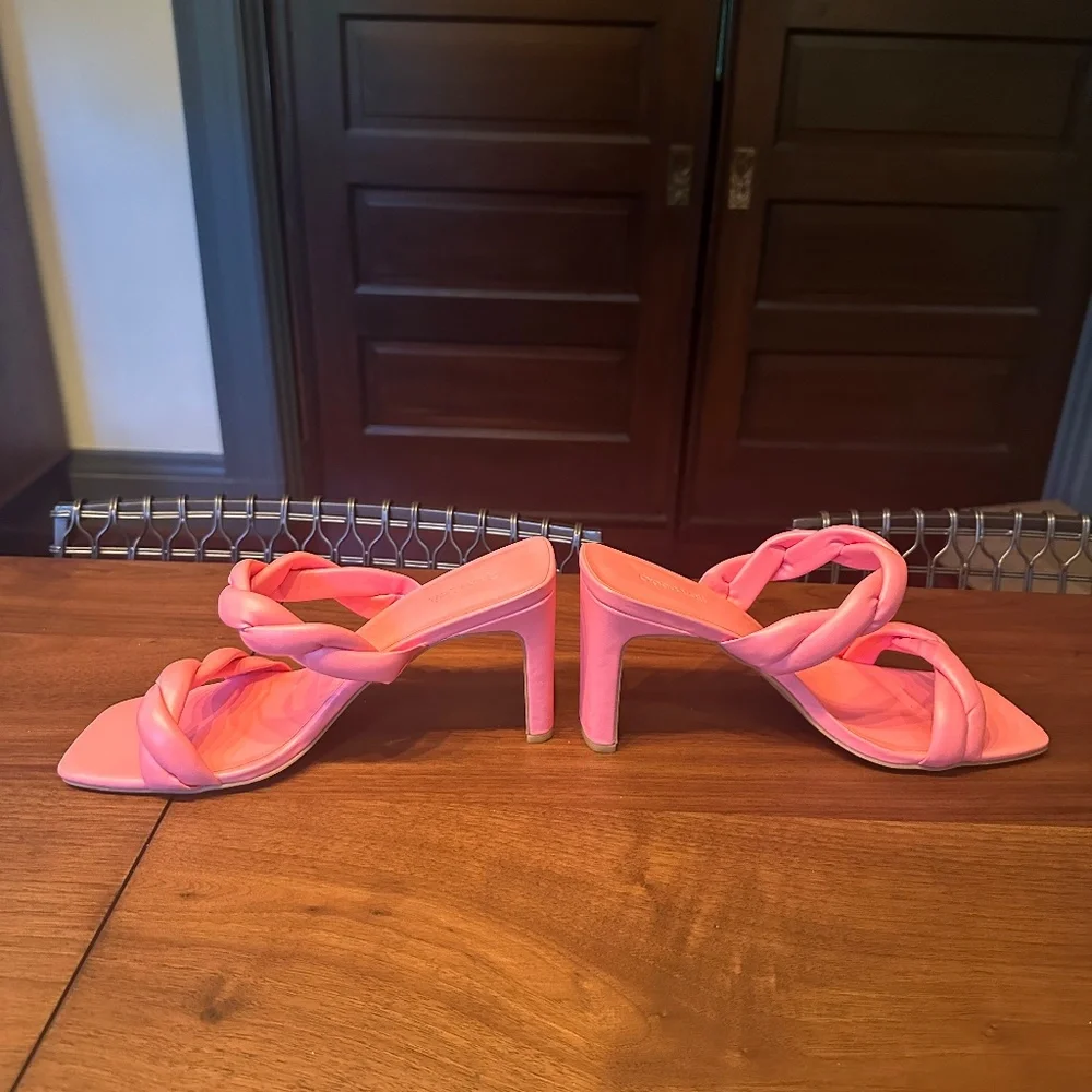 Pink Open Edit Sandals - Picture 2 of 4